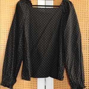 NWT banana republic white dot shirt